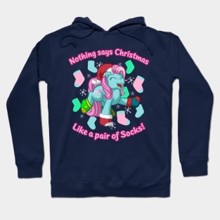 Minty's Christmas Socks Hoodie